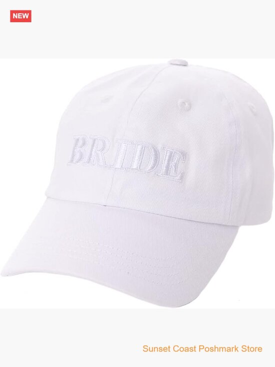 Embroidered Bride Baseball Cap Adjustable Cotton Bachelorette Party Hat main image 5